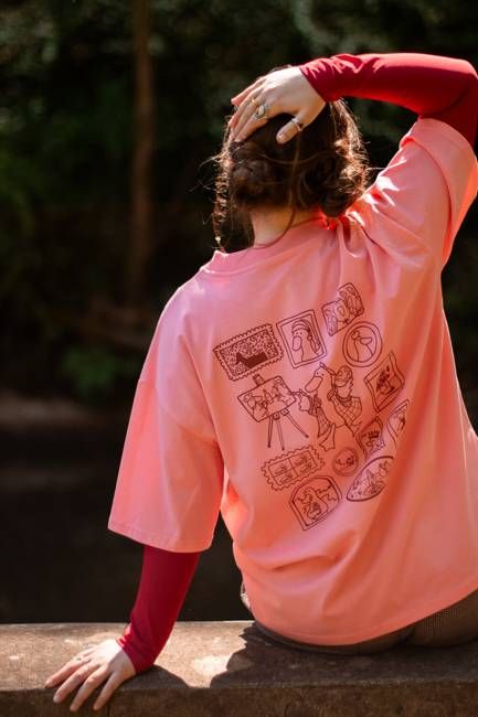 Vincent Van Goose, Pink Oversized Tee (Pre-order)