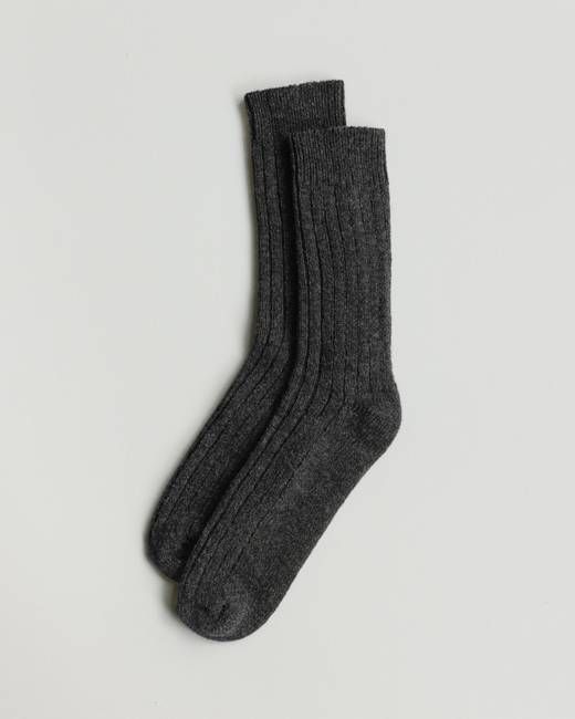 Draugystė: Charcoal Cashmere Socks