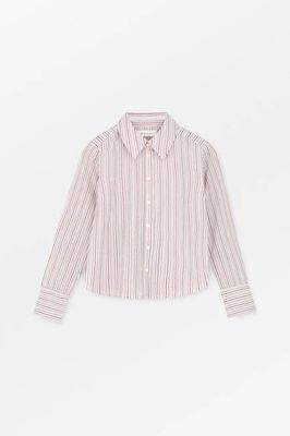 Fauna shirt - Raspberry/Cream stripe