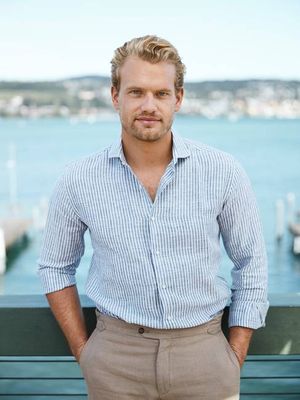 Linen Shirt Bellerive Navy