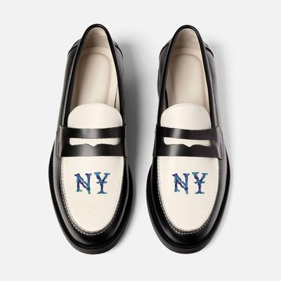 Wilde NY Black + White Penny Loafer - Men's