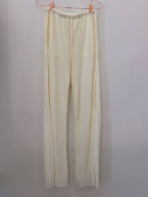 Sample Sale Raffa Pants in Cream Plissé