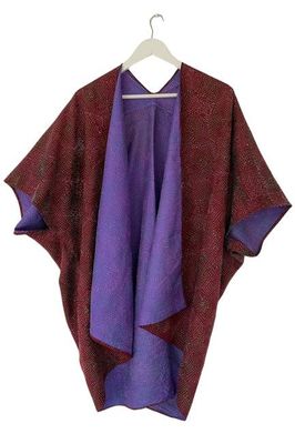 Trudi Poncho Nr. 21 aus Seide im Vintage-Stil Jodhpur Bearbeiten