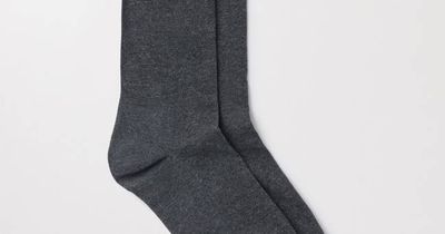 The Cotton Sock in Charcoal Melange | Organic cotton | Asket