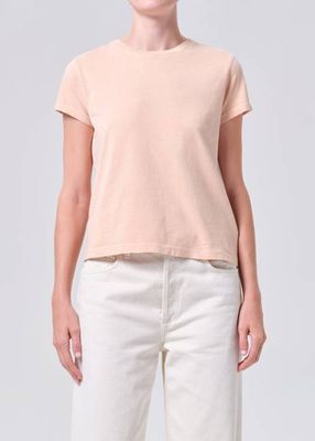 Long Line Adine Tee in Sun Filter
