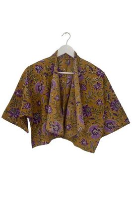 NEW! Block Print Waterfall Bolero No.101