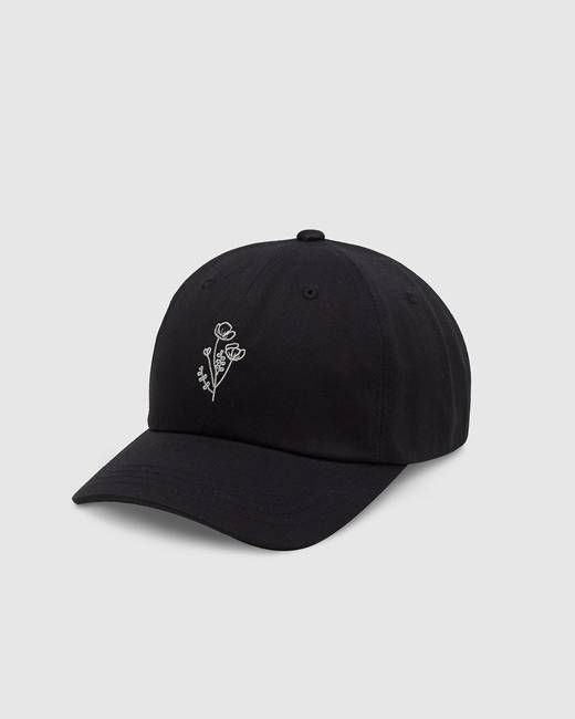 Flower Embroidery Peak Hat
