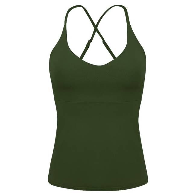 Recycling Tankini Top Nola oliv (grün) - kaufen