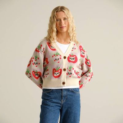 GEWIDMET - Strickjacke Kanan Fruit Cat Bingo