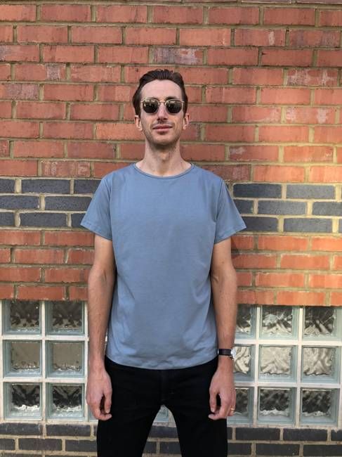 Organic Petrol Blue Tee