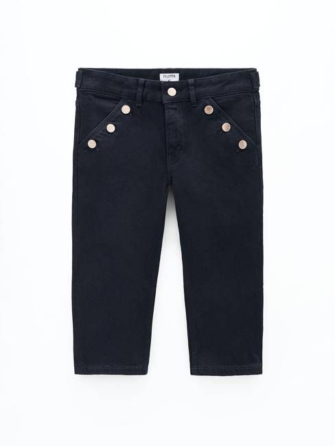 Denim Capri Pants