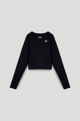 [PF62.Wood] Longsleeve Crop Top