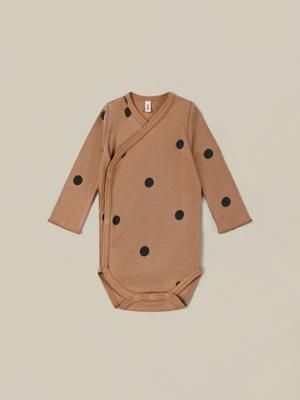 Gold Dots Wrap Bodysuit