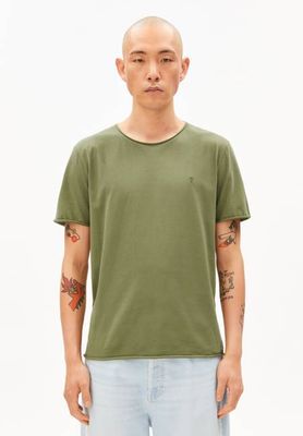 JAAMES BRUSHED T-SHIRT | fatigue green