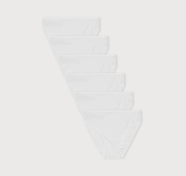 Core Rib High-Leg Briefs 6-Pack