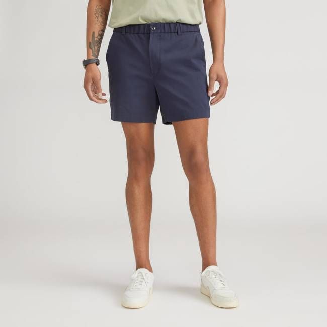 The Pull-On Performance Chino 5" Short | Deep Navy