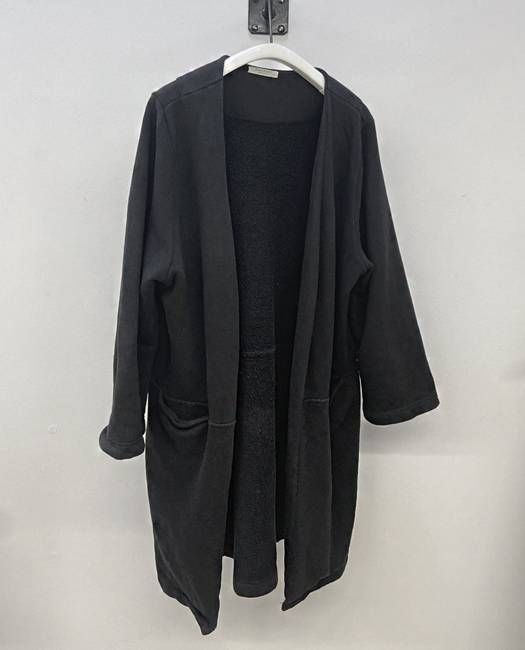 Arianna Organic Cotton Cardigan in Black S Preloved