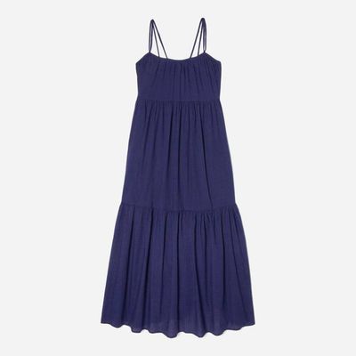 The Billow Tiered Maxi Dress |  Navy