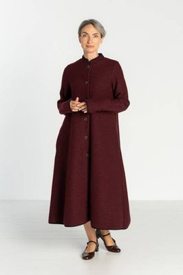 Classic – Virgin Wool Coat with Thumbhole Sleeves