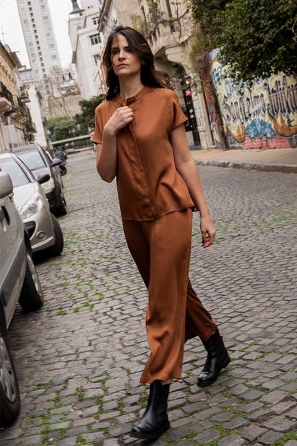 Carina Cropped Palazzo Pants