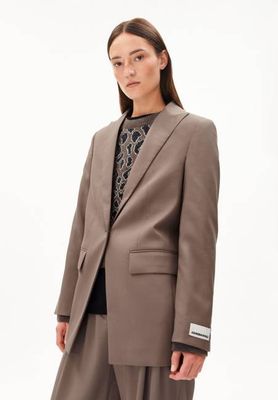 MIKULAA BLAZER | walnut cream