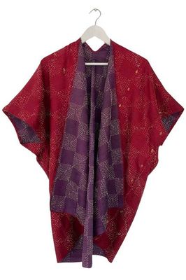 Trudi-Poncho Nr. 56 aus Seide im Vintage-Stil, Jodhpur Bearbeiten