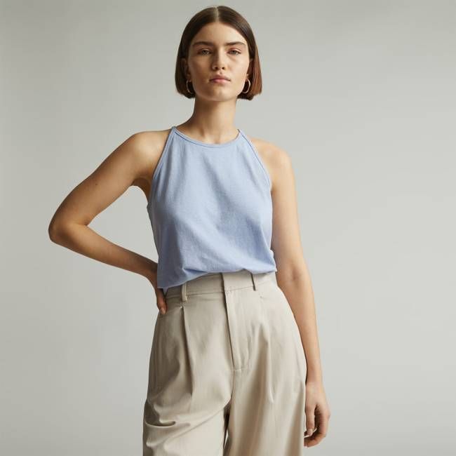 The Hemp Cutaway Tank | Periwinkle