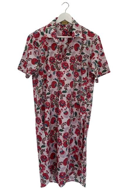 NEW! Block Print Collar Kurta Tunic No. 90