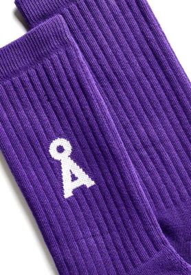 SAAMUS SHORT SOCKS | indigo lilac