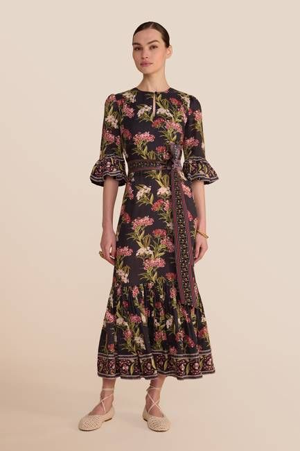 Aster Navy Geranium Dress