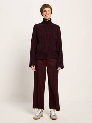 Ribbed sweater oversized (GOTS)