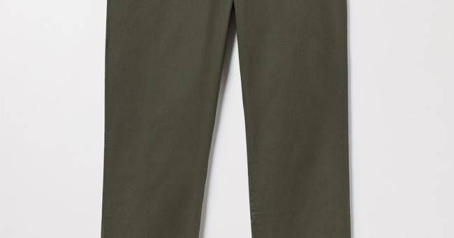 Khaki Green Regular Chino | Straight Cut | Organic Cotton | Asket