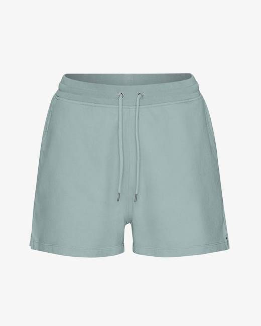 Women Organic Sweatshorts - Steel Blue