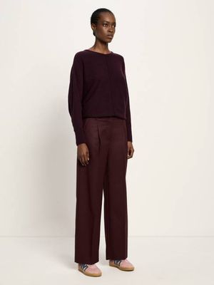 Hose mit Bundfalte (GOTS)