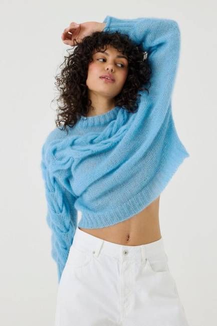 Jūra: Sea Glass Silk & Mohair Sweater