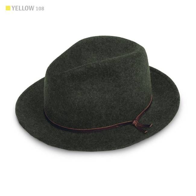 The Luke Fedora in Olive