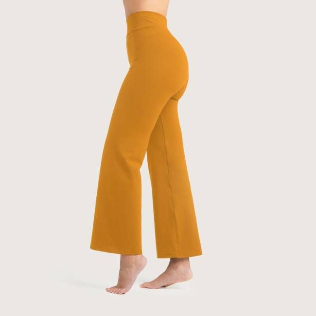 Yogahose Relaxed Fit safran (gelb) - kaufen