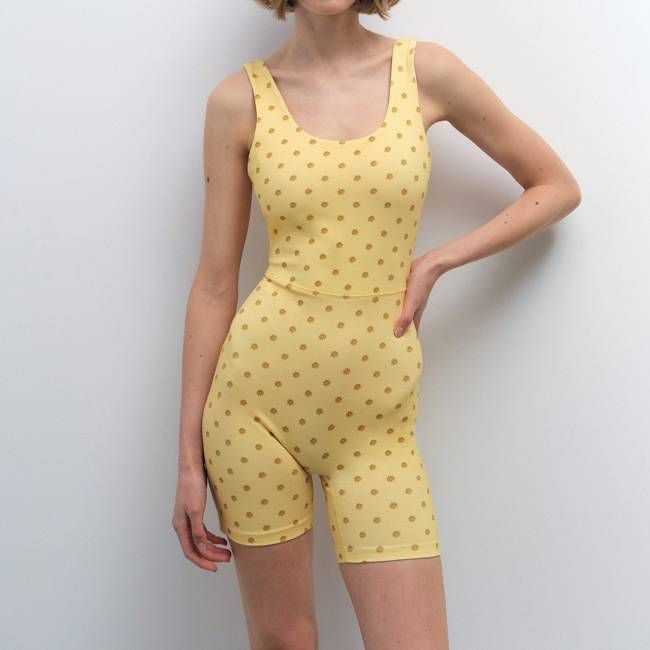 Organic Stretch Printed Unitard