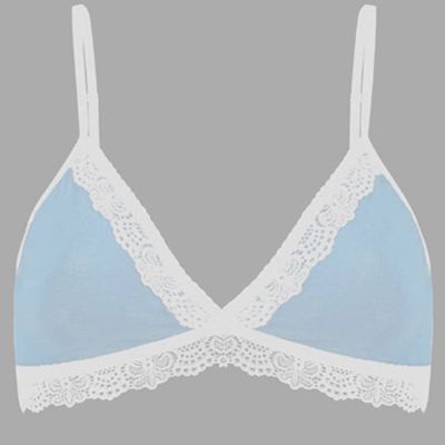 Bio BH Spitze lichtblau - kaufen