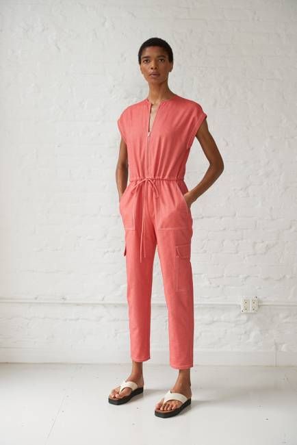 Traci Japanese Denim Jumpsuit