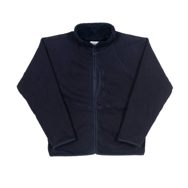 Sherpa Fleece - Black Indigo