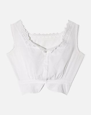 Vintage Edwardian Era Cotton Top - #1525
