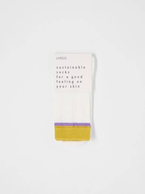 Colourblock socks (GOTS)