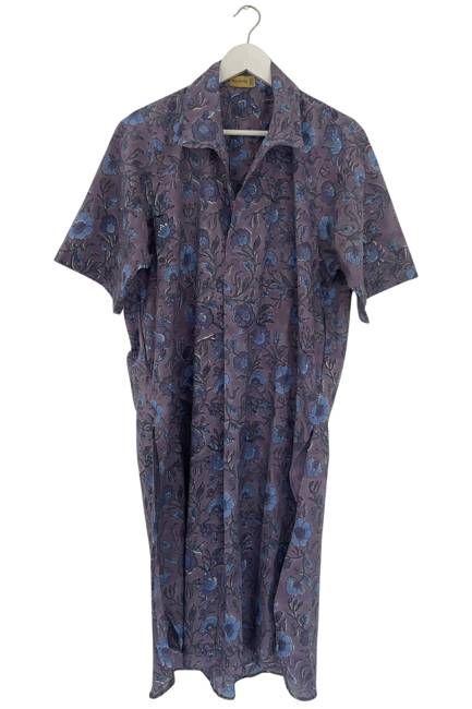 NEW! Block Print Collar Kurta Tunic No. 91