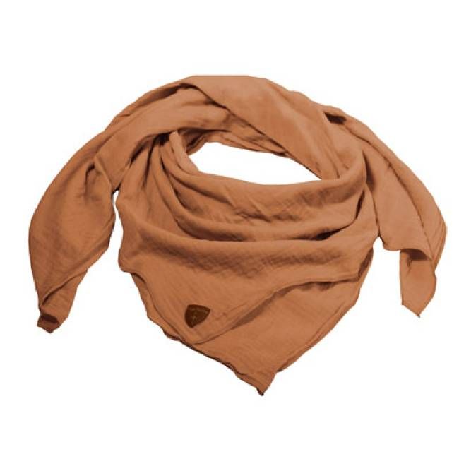 Musselin-Tuch / Mull-Halstuch Skarna karamell (braun) - kaufen