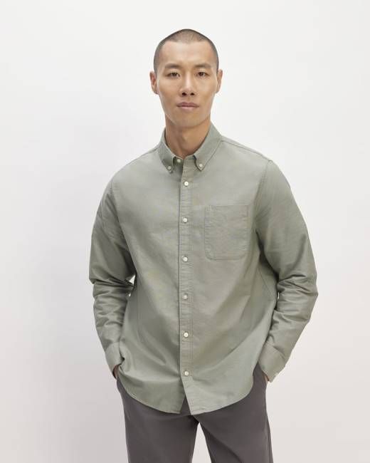 The Classic Oxford Shirt | Sage Green | Tall