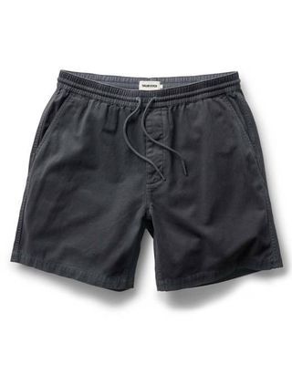 The Apres Short in Organic Faded Black Foundation Twill