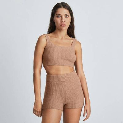 The Cozy-Stretch Tank | Camel