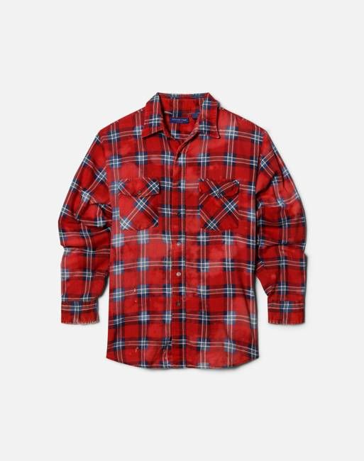 90s Flannel Shirt -#1183