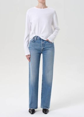 Harper Straight Jean (Comfort Stretch) in Forum